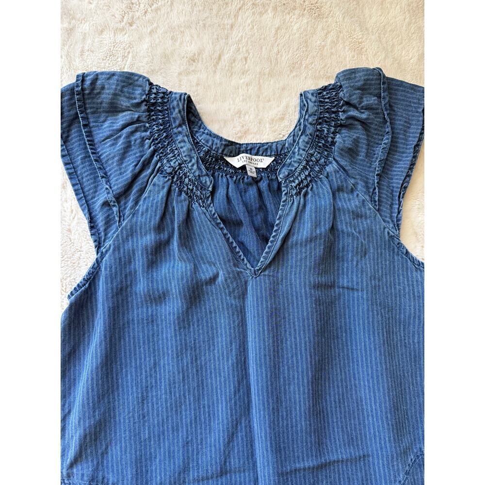 Liverpool Los Angeles Soft Denim Lyocell Dress XS - Picture 5 of 6
